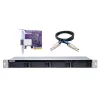 QNAP TL-R400S - Conjunto de discos - 4 bahías (SATA-600) - SATA 6Gb/s (externo) - Rack - montaje integrado - 1U