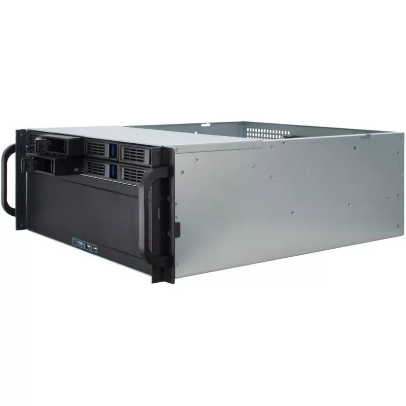 Carcasa de servidor Inter-Tech 4U-4408 rack negro, plateado