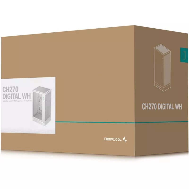 Caja DeepCool CH270 WH (R-CH270-WHNDM0-G-1)