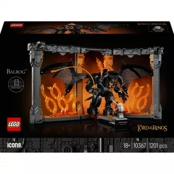 LEGO ICONS 10367 El Señor de los Anillos: Balrog Book Nook
