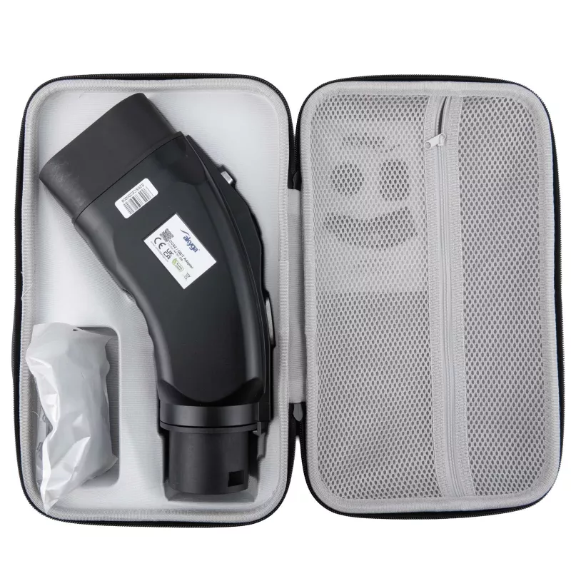 Akyga AK-SC-E20 adaptador de carga CCS2 a GB/T DC 1000V 250A negro