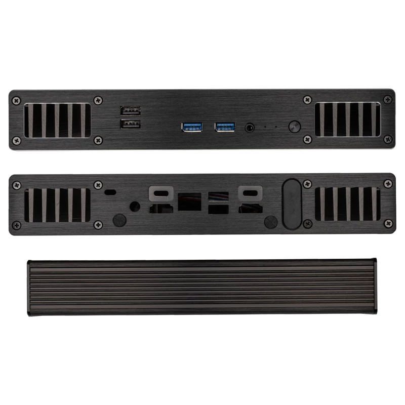 Carcasa de ordenador Akasa Plato WS carcasa UCFF, OEM, negra