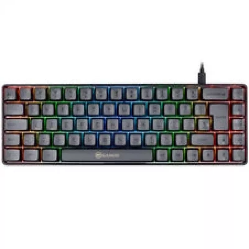 Teclado gaming GAMIAC TKL69G SF, Kailh azul – negro/gris