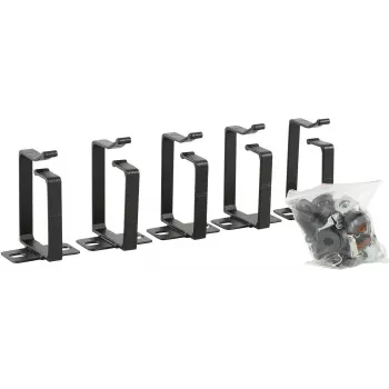 Anillo pasacables LOGON RAO120BL negro aluminio 44x60x44mm