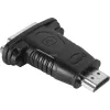 Adaptador HDMI™ / DVI-D Goobay Wentronic, conector macho HDMI estándar (tipo A), Negro – conector macho HDMI™ de 19 polos > conector hembra DVI-D (24+1) (68098)