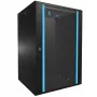 Rack de pared Extralink armario rackmount 18U 600x600 negro con cerradura de llave
