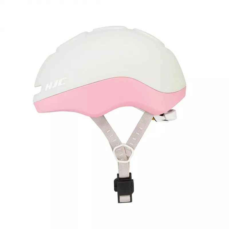 Casco de bicicleta HJC GLEO MT gris rosa — casco ligero y ajustable para niños y jóvenes