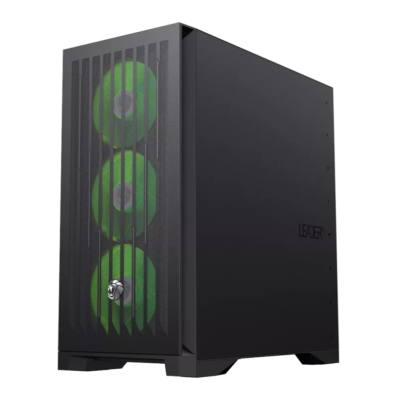 Caja Gamemax | LEADER 2 BK | negra | E-ATX | fuente de alimentación no incluida