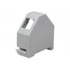 Logilink | adaptador para carril DIN para 1 módulo keystone RJ45 | MP0053