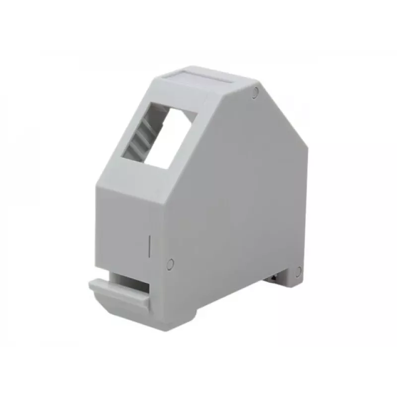 Logilink | adaptador para carril DIN para 1 módulo keystone RJ45 | MP0053