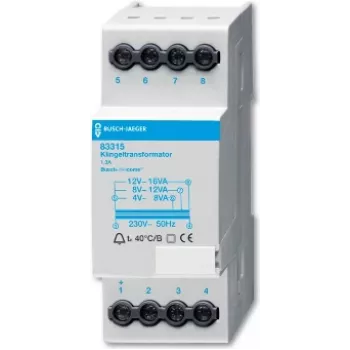 BUSCH JAEGER 8300-0-0045 - 230 V - 50 Hz - blanco - CE - ROHS - 36 mm - 65 mm