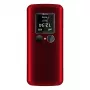 Teléfono plegable Beafon Fold 10 Silver Line rojo-plateado Dual SIM