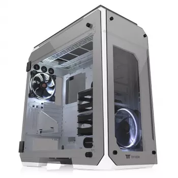 Caja View 71 Riing Tempered Glass E-ATX Full Tower - Snow Edition