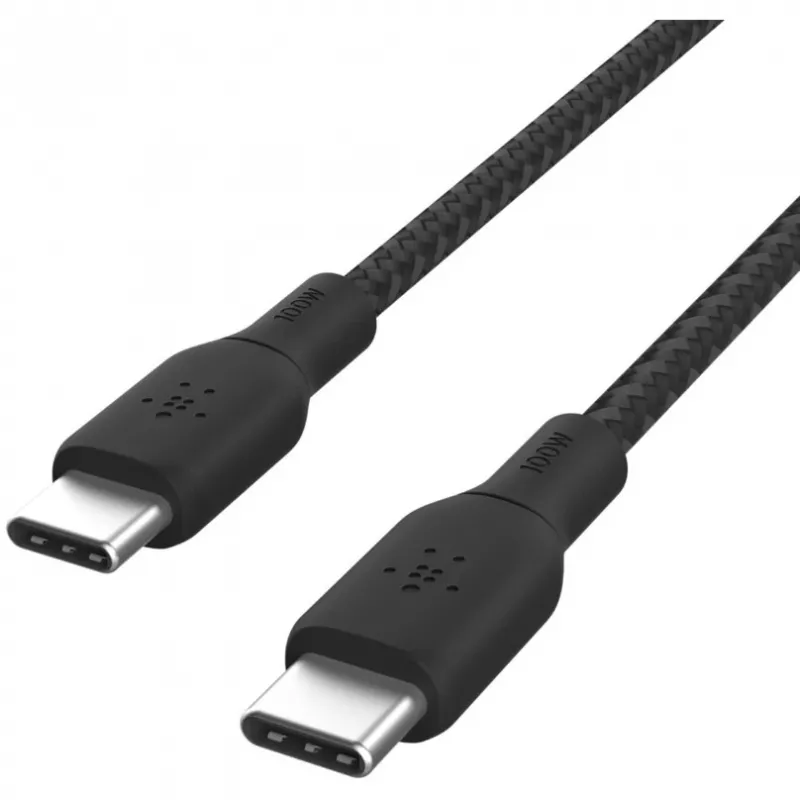 Cable USB Belkin CAB014bt3MBK 3 m USB-C negro USB 2.0