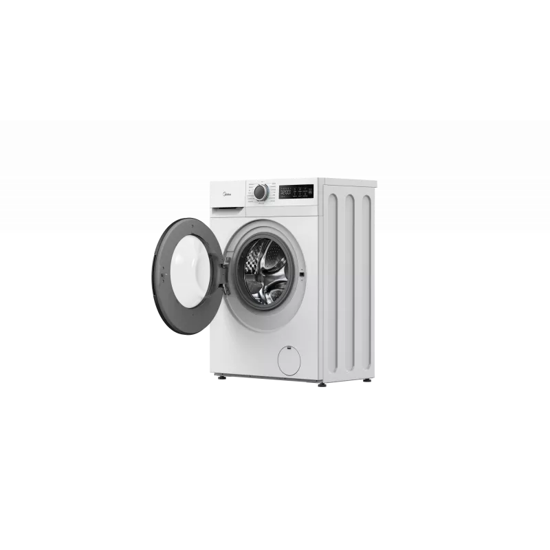Lavadora de carga frontal Midea MF110W70B/W-HR — 7 kg, 1200 rpm, A, 60×40 cm, pantalla LED, vapor, blanca