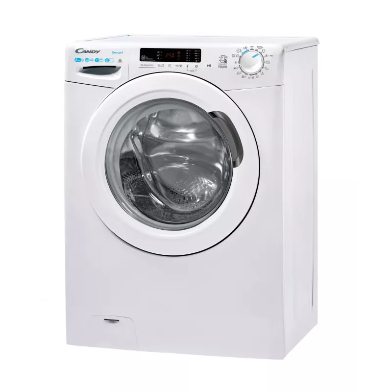 Lavadora - secadora CANDY CSWS 4642DW2/1-S, 6/4 kg, clase energética D, 1400 rpm, profundidad 45,4 cm