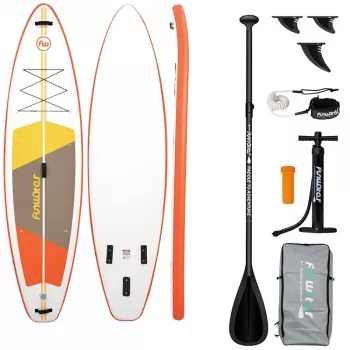 FunWater tabla de paddle surf SUPFW69B (naranja-blanco)