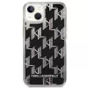 Karl Lagerfeld KLHCP14MLMNMK iPhone 14 Plus 6.7 funda rígida negro / negro Liquid Glitter Monogram
