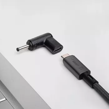 Akyga AK-ND-C05 Adaptador de carga USB-C a DC 3,5 x 1,35 mm para portátiles, 18,5-20 V, 100 W