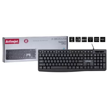 Teclado USB Activejet K-3803S