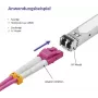 Cable de fibra óptica Helos 5 m OM4 LC/SC