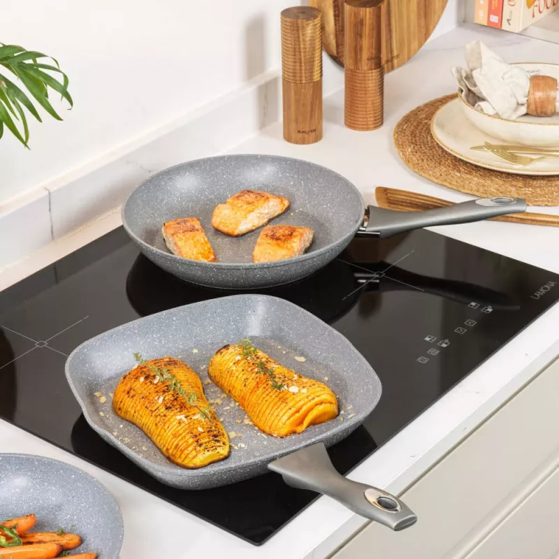 Sartén grill Salter 28 cm antiadherente con recubrimiento de mármol