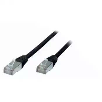 Cable de red S/CONN Cat5e F/UTP (FTP) RJ45–RJ45 macho, 2 m, negro