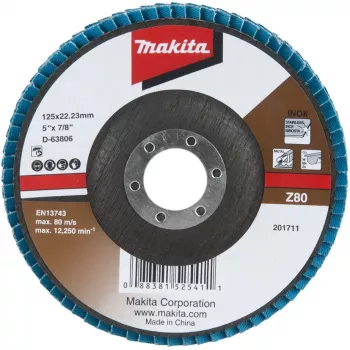 Disco de lijar Makita – para metal, acero inoxidable, metal no férreo, acero