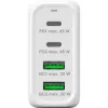 Goobay 64818 cargador para dispositivos móviles auriculares - portátil - smartphone blanco AC carga rápida interior (64818)