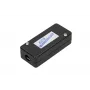 Toma de conexión Extralink CAT6 UTP, conector pasante, negro