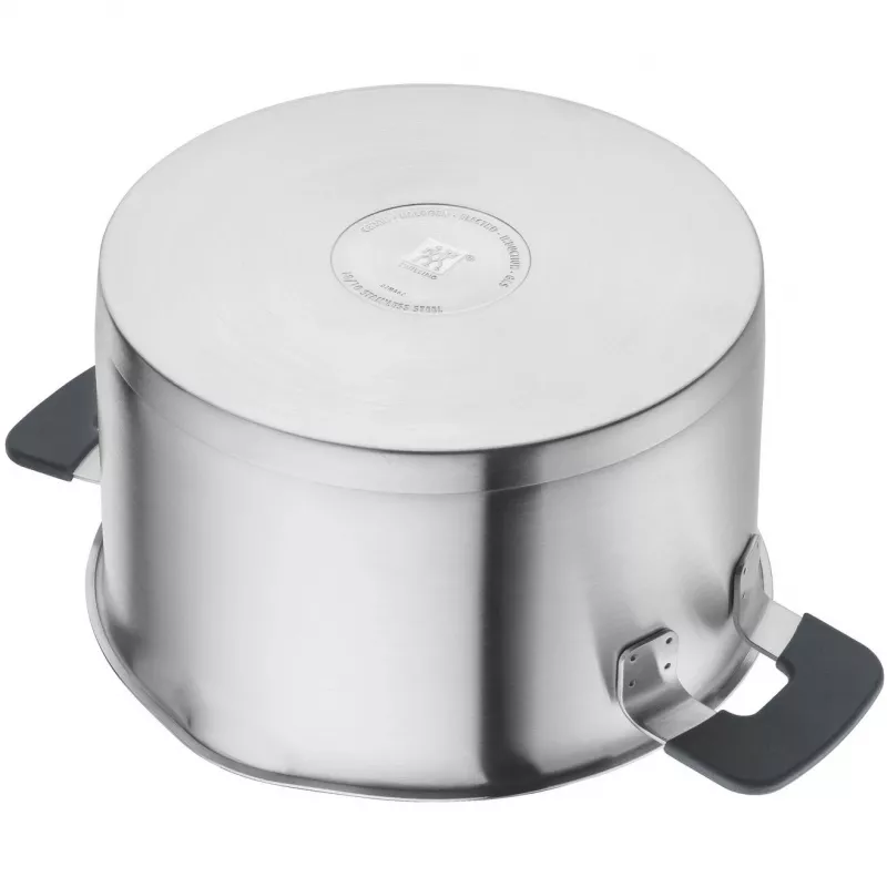 ZWILLING SIMPLIFY 66870-004-0 set de ollas acero inoxidable 4 pzas. plata negro