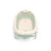 Bañera para bebé neno LUCY STAND plegable con soporte, rectangular, 1 bandeja, carga máx. 30 kg, blanca