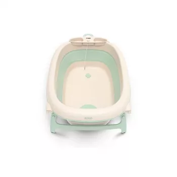 Bañera para bebé neno LUCY STAND plegable con soporte, rectangular, 1 bandeja, carga máx. 30 kg, blanca