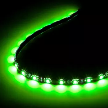 Tira LED universal Lamptron FlexLight Pro — carcasa multicolor, luz verde