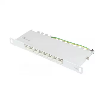 Good Connections Patchpanel 10Cat. 6A 8-P. 0,5HE gris claro