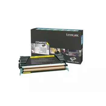 Lexmark - tóner - 1 x amarillo - 6000 páginas - LRP / LCCP (C734A1YG)
