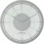 Reloj NeXtime 8125 Fancy Round, Ø43 cm, pared, blanco/plata