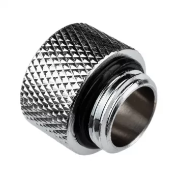 Racor Alphacool 17218 latón cromado 9,75 mm de profundidad 1,8 cm de diámetro