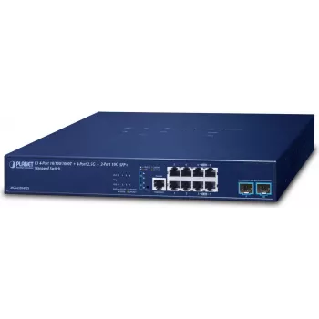 Switch gestionado PLANET L3 MGS-6320-8T2X 4 puertos Gigabit Ethernet 1U
