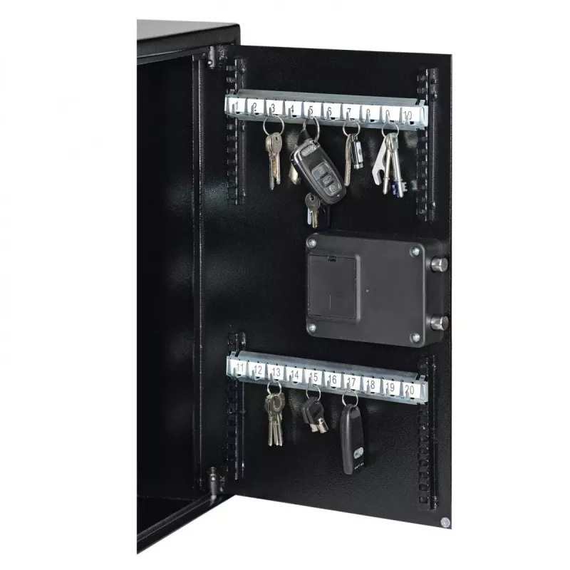 Caja fuerte de pared Yale YKB/550/DB1 cerradura electrónica negra 350x130x550mm