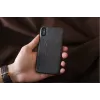 Funda para móvil man and wood para iPhone X/XS — funda Carbalho negra