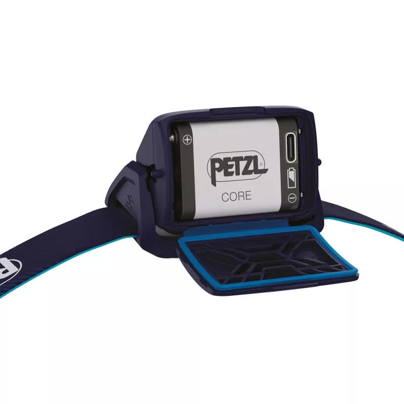 Linterna frontal Petzl Actik Core azul LED 100 lm USB recargable