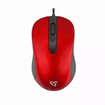 Sbox M-901 ratón óptico rojo