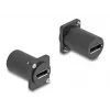 Módulo tipo D DeLOCK DisplayPort conector hembra a conector hembra 4K negro
