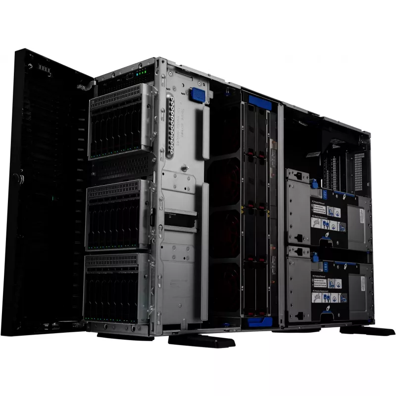 HPE ProLiant ML350 Gen11 - Servidor - Torre - 4U - dos vías - 1 x Xeon Silver 4510 / 2.4 GHz - RAM 64 GB - SATA/SAS/NVMe - Hot-Swap 6,4 cm (2,5 inch) - Smart