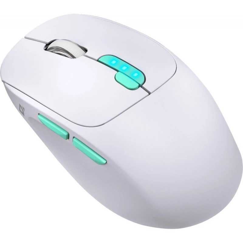 Ratón Defender NITTA MM-307 RF+BT ÓPTICO 1600dpi 6T BLANCO