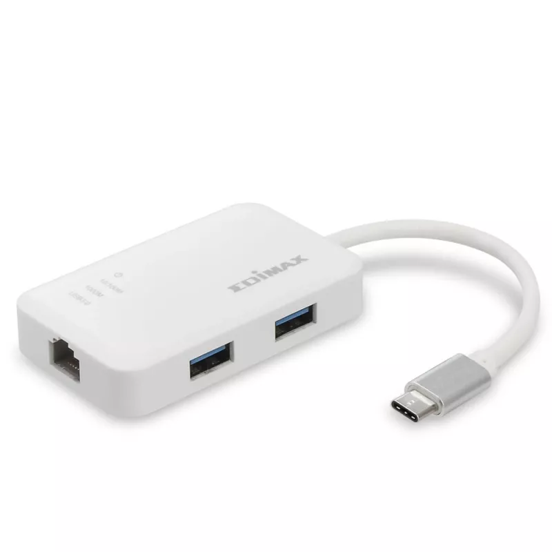 Edimax EU-4308 hub USB-C, 3x USB 3.0 + Gigabit Ethernet