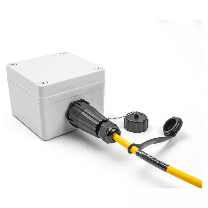 DeLOCK conector de fibra óptica LC dúplex monomodo IP68 impermeable