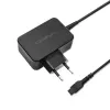 Fuente de alimentación/convertidor de tensión Qoltec 51025 para interiores negro