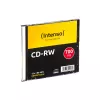 CD-RW regrabable INTENSO 700 MB / 80 min, 12x, pack de 10, 120 mm (Slimcase)